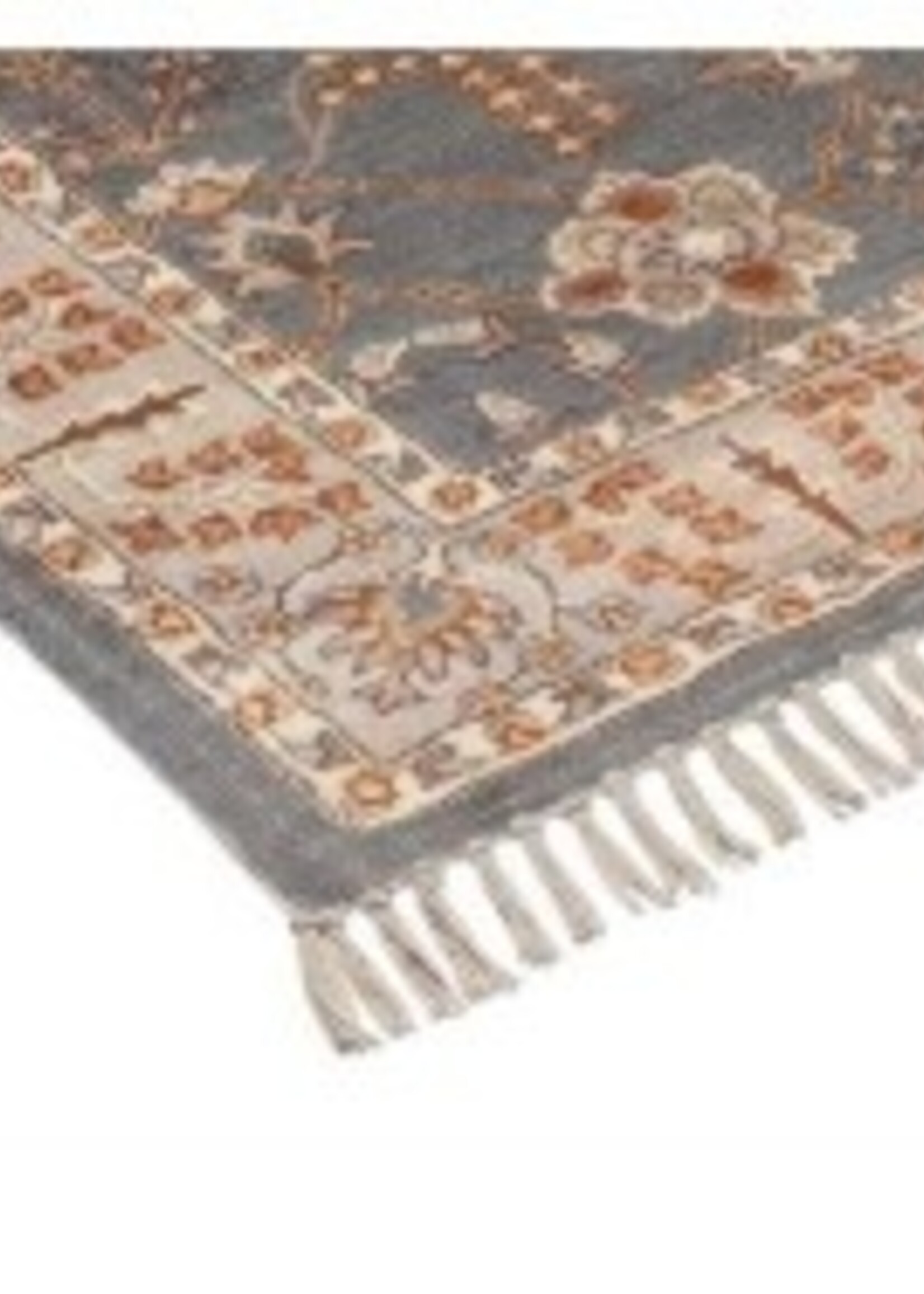 Abbott Banjara Mat * 2' x 3' * Dark Grey & Copper