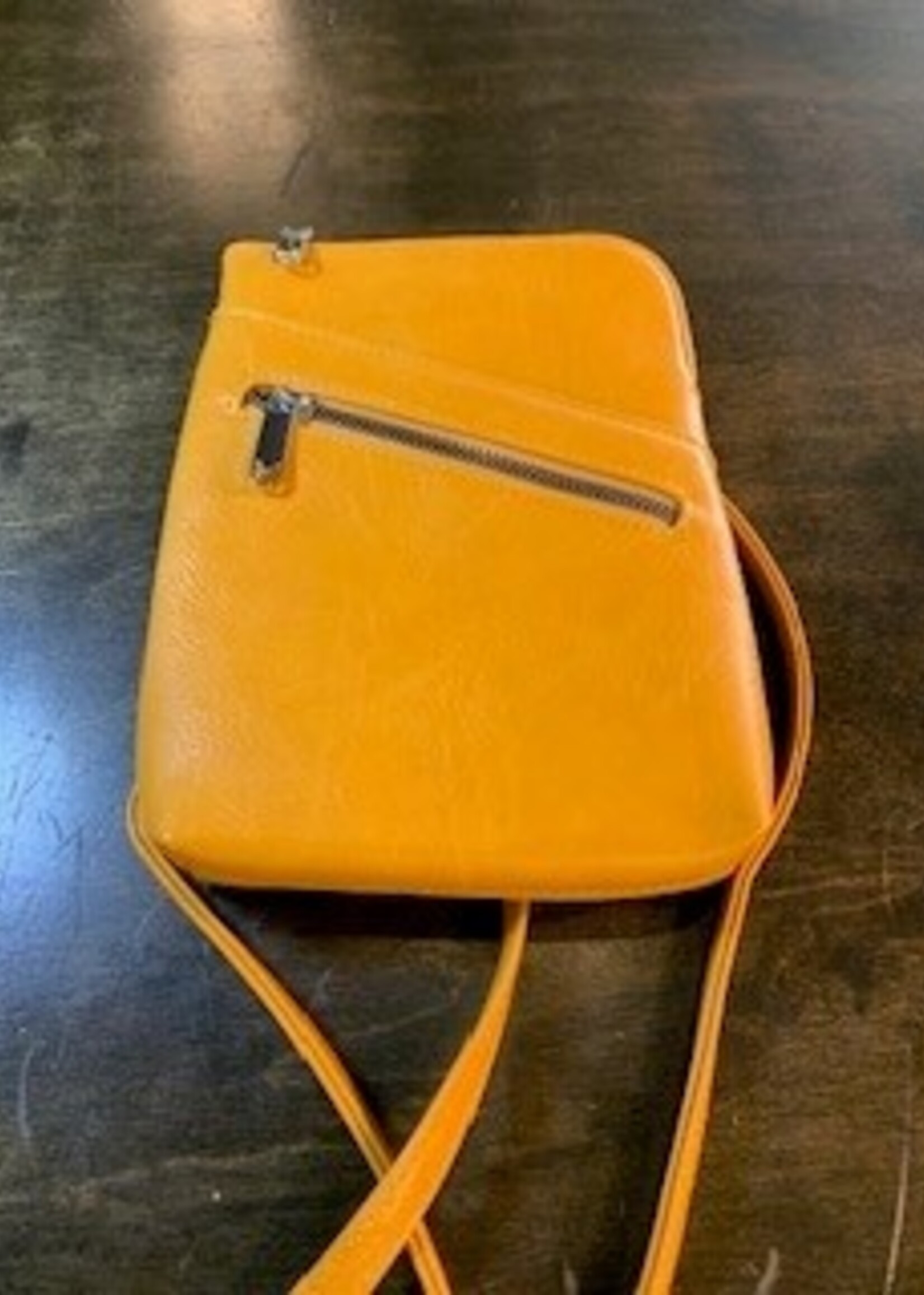 Darling Darling YD8028 Flat Vegan Crossbody * Yellow