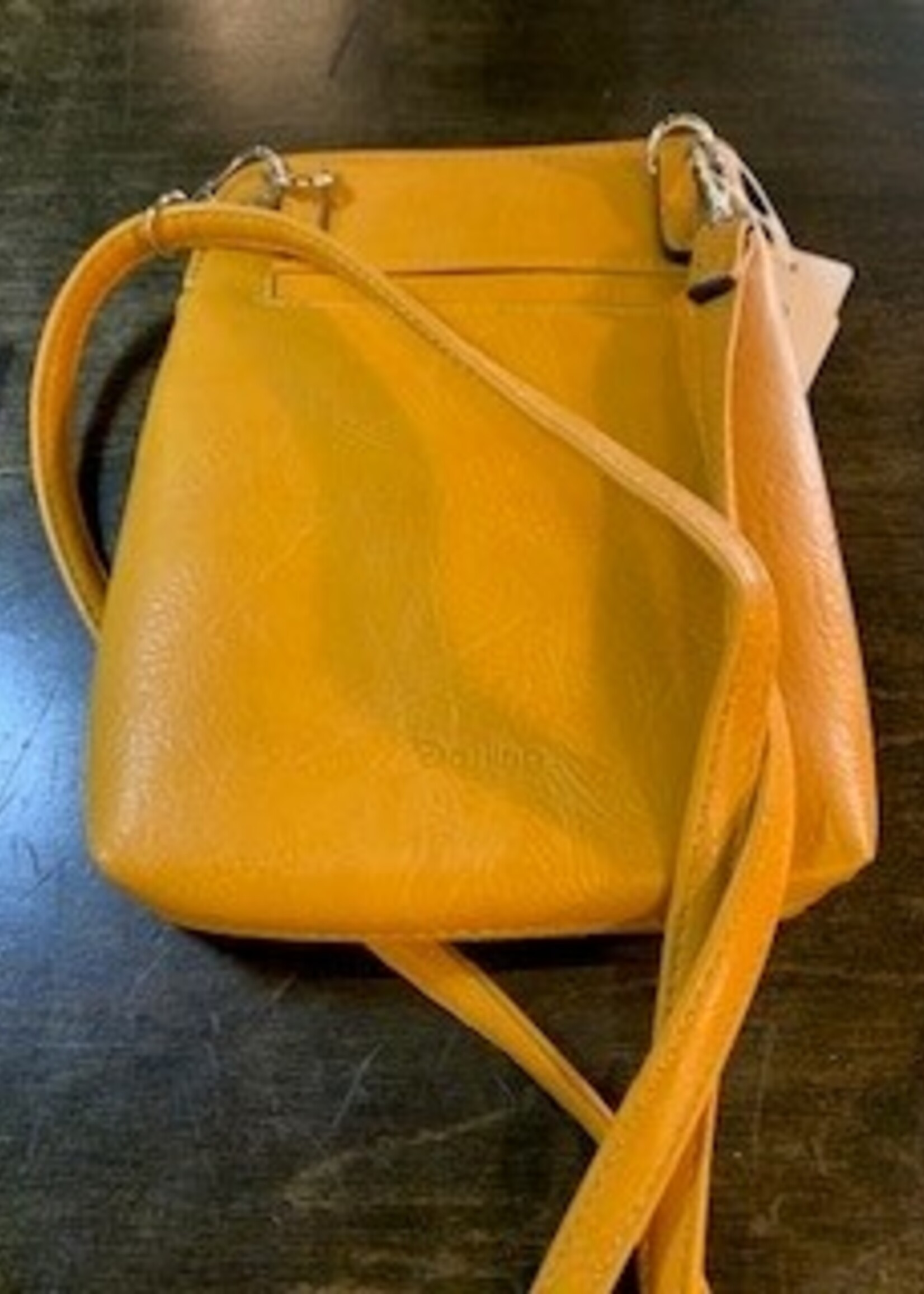 Darling Darling YD8028 Flat Vegan Crossbody * Yellow