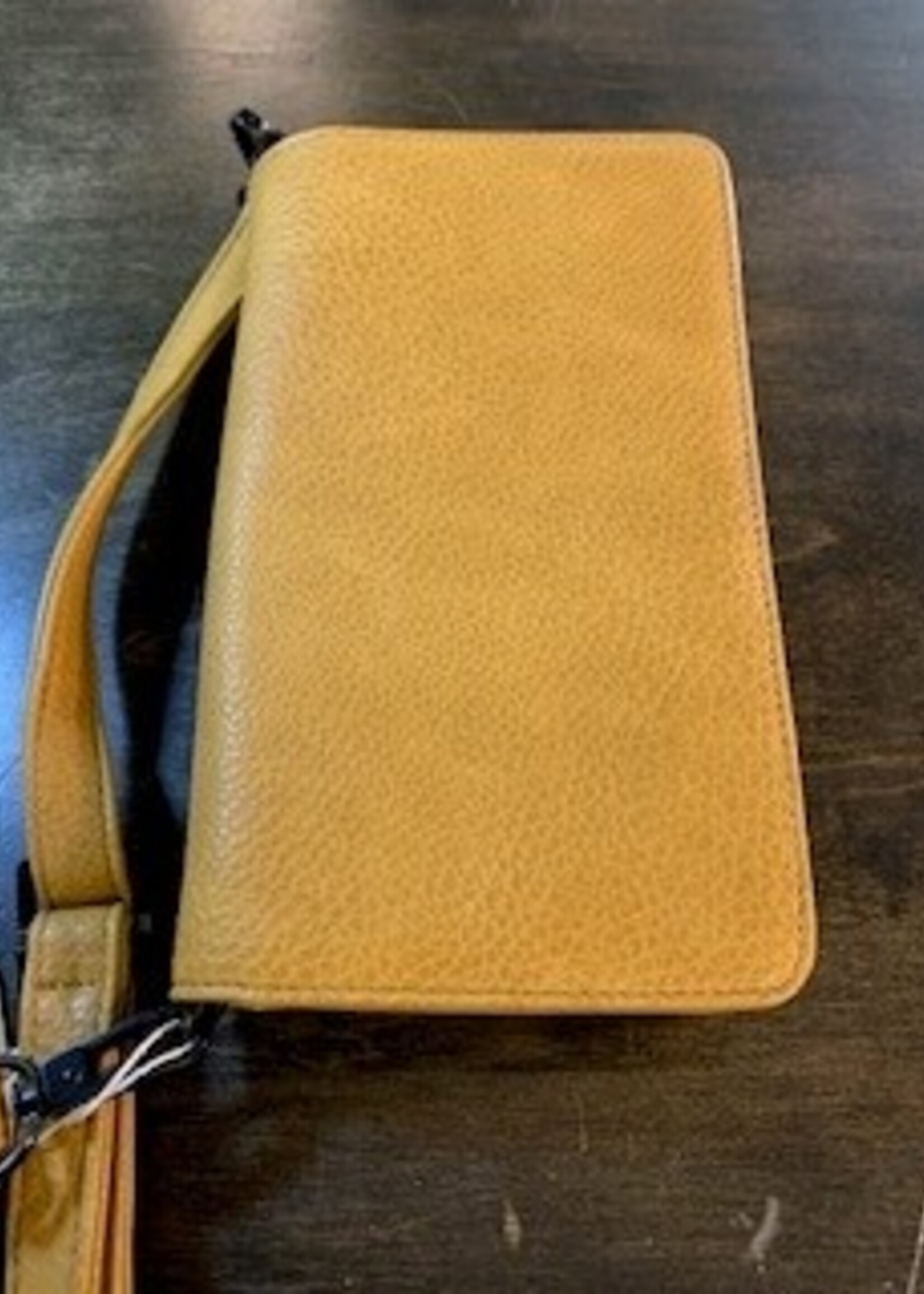 SQ Rosina Two in One Crossbody Wallet * RFID Liner * Dark Mustard
