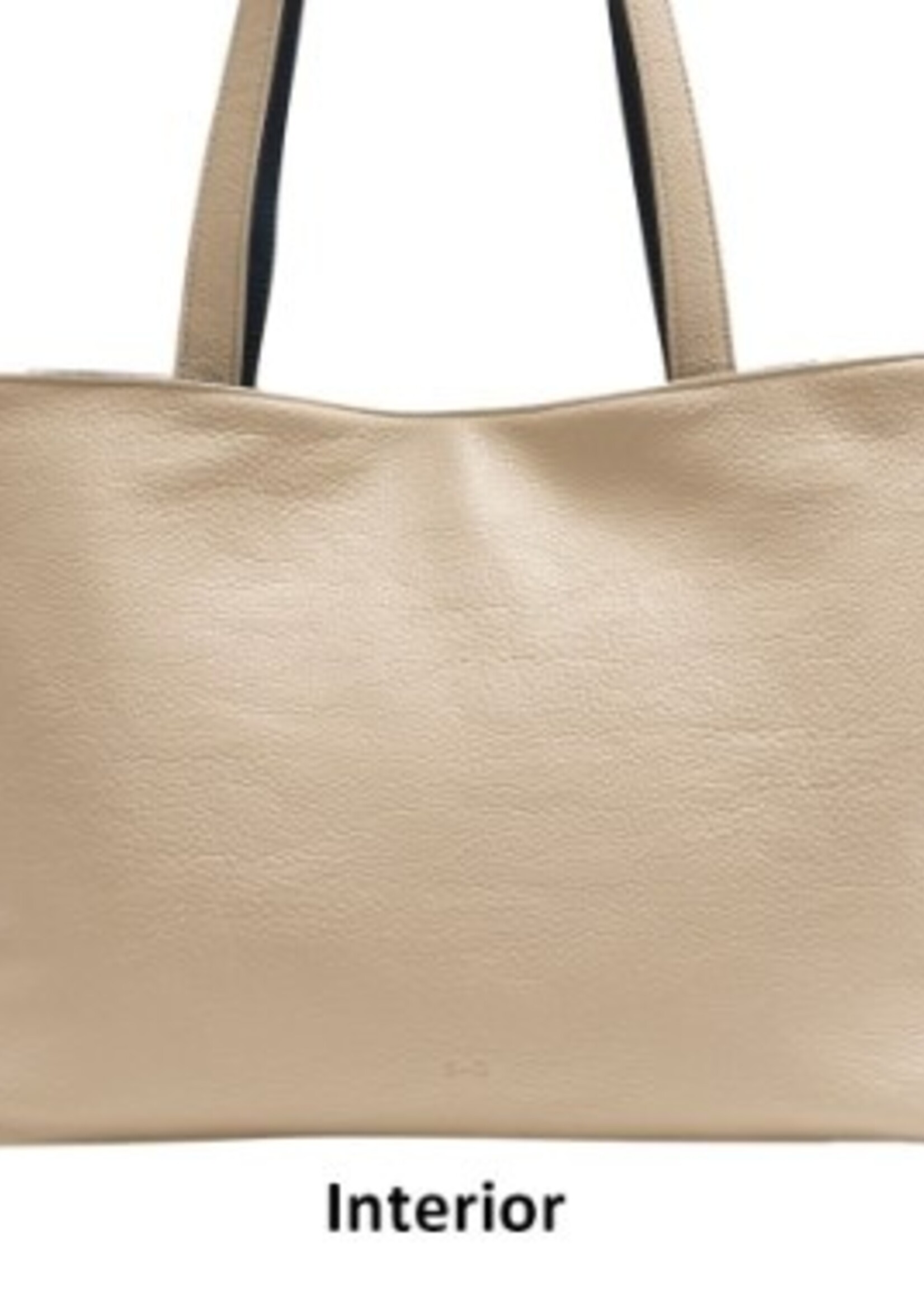 SQ Lois Two in One Reversible Tote  * Teal Blue & Ivory