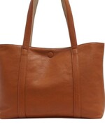 SQ Lois Two in One Reversible Tote  * Cognac & Tan