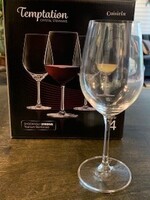 Cuisivin Temptation Chardonnay Wine Glasses * Gift Box Set of Four