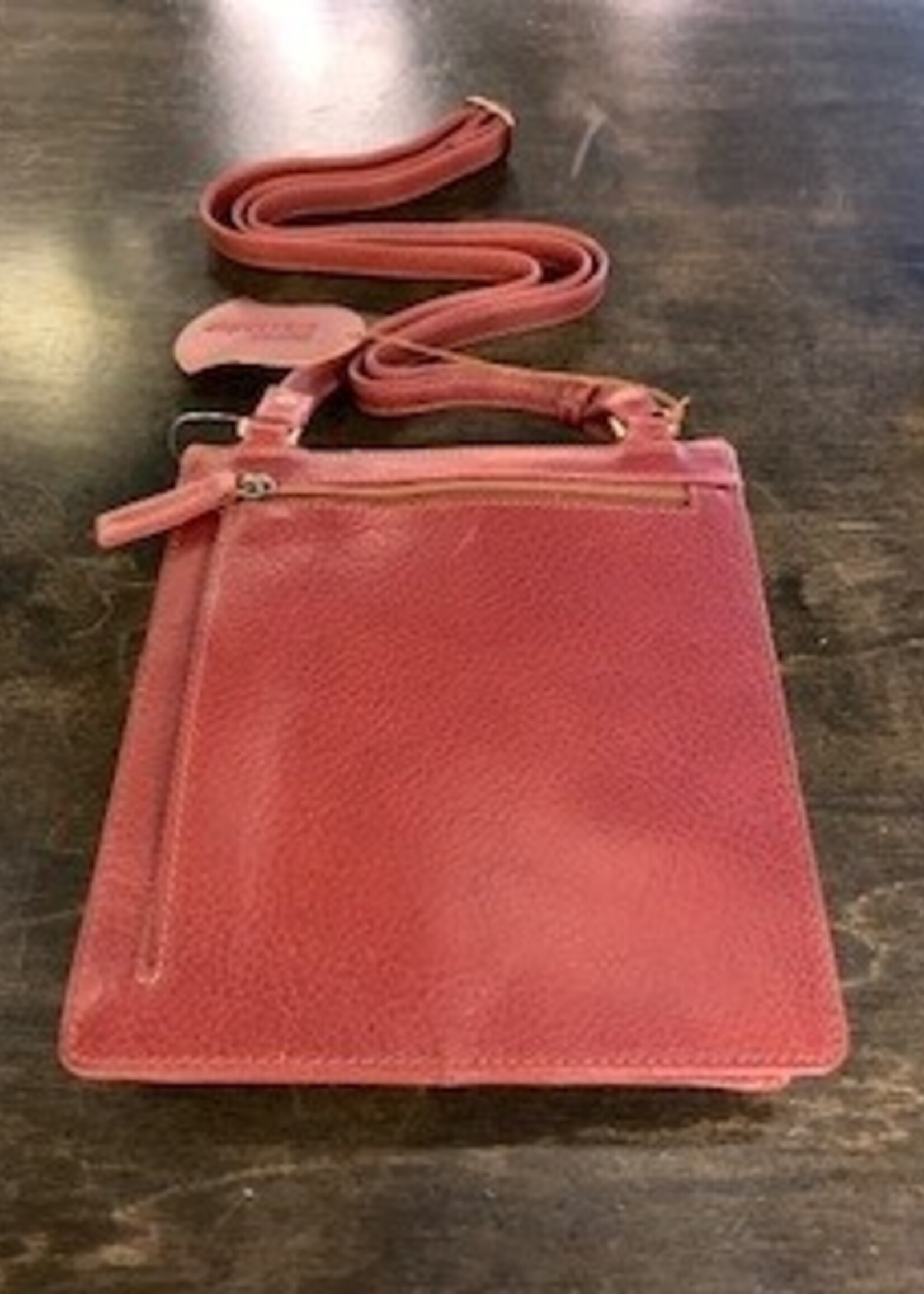 Derek Alexander Derek Alexander BR-1316 Unisex Wallet/Crossbody * Whiskey