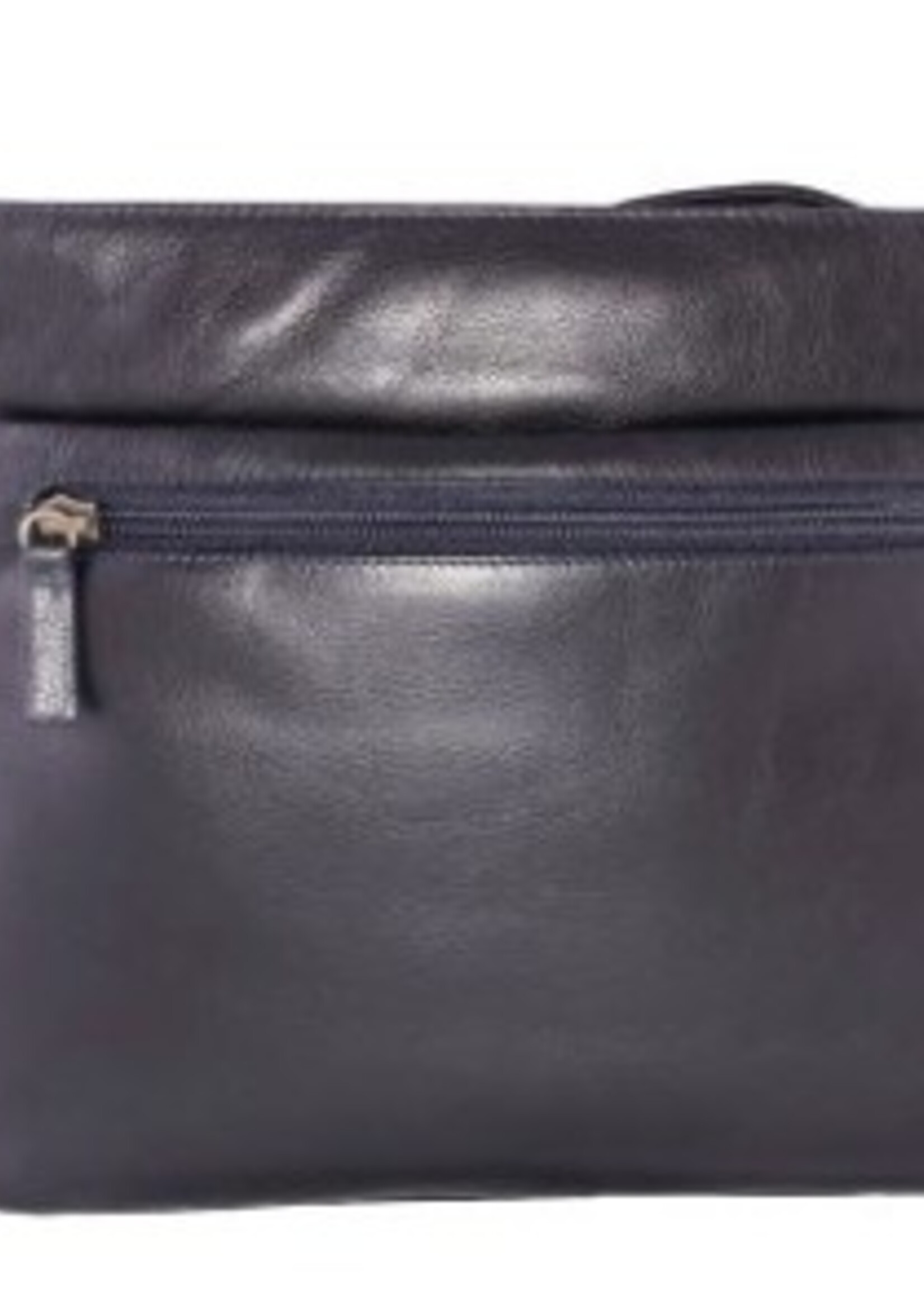 Derek Alexander Derek Alexander BR-8011 Top Inset Zipper Shoulder Bag * Red