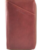Derek Alexander Derek Alexander FN-2014 Full Zip Travel Wallet * Red