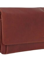 Derek Alexander Derek Alexander BR-8006 Half Flap Multi Organizer * Red
