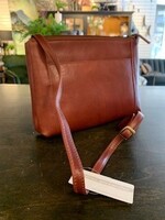 Derek Alexander Derek Alexander BR-8012 Triple Zip Crossbody Bag * Whiskey