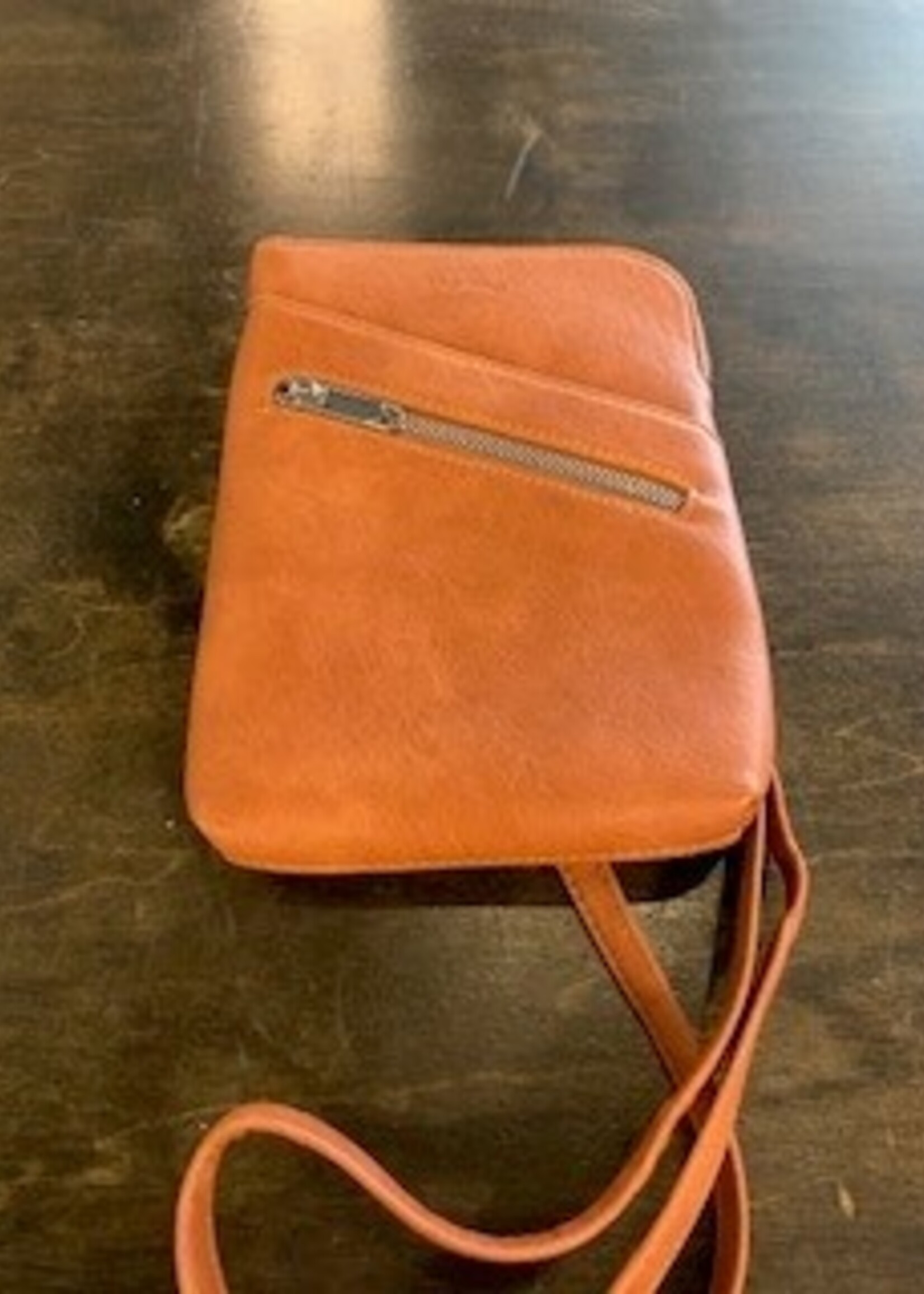 Darling Darling YD8025 Vegan Flat Crossbody * Light Brown