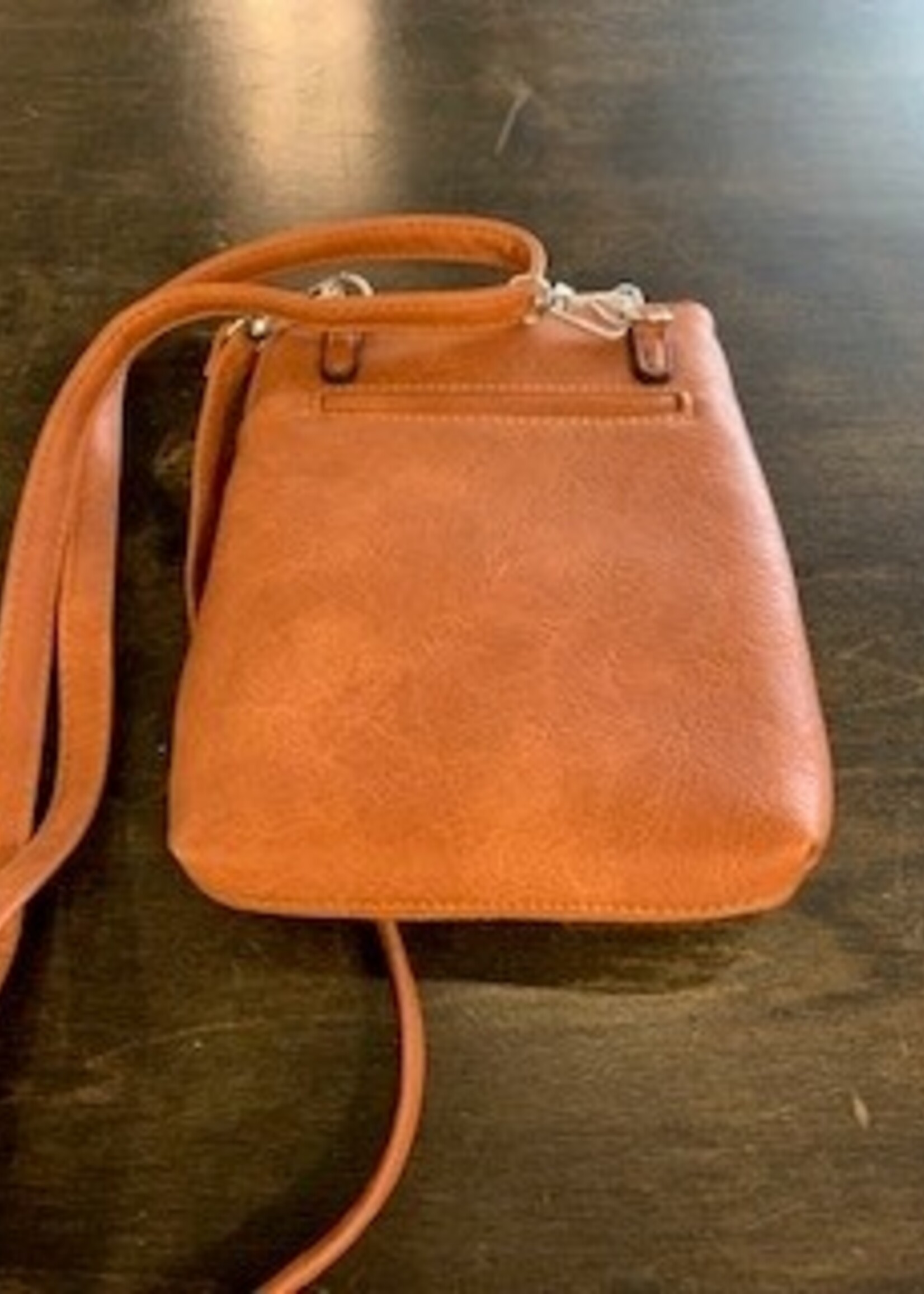 Darling Darling YD8025 Vegan Flat Crossbody * Light Brown