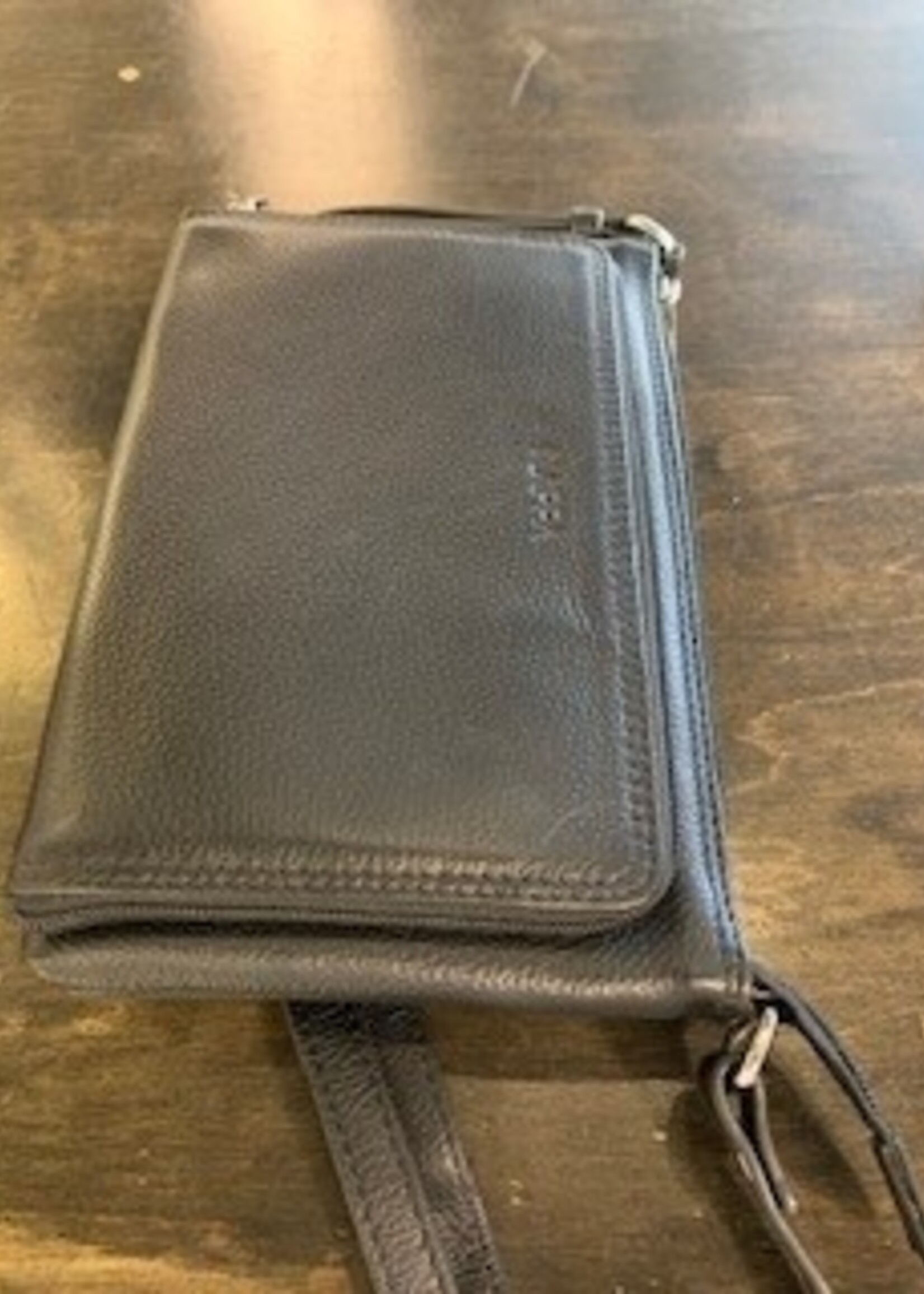 Nappa Kitto Leather Organizer Bag * Black