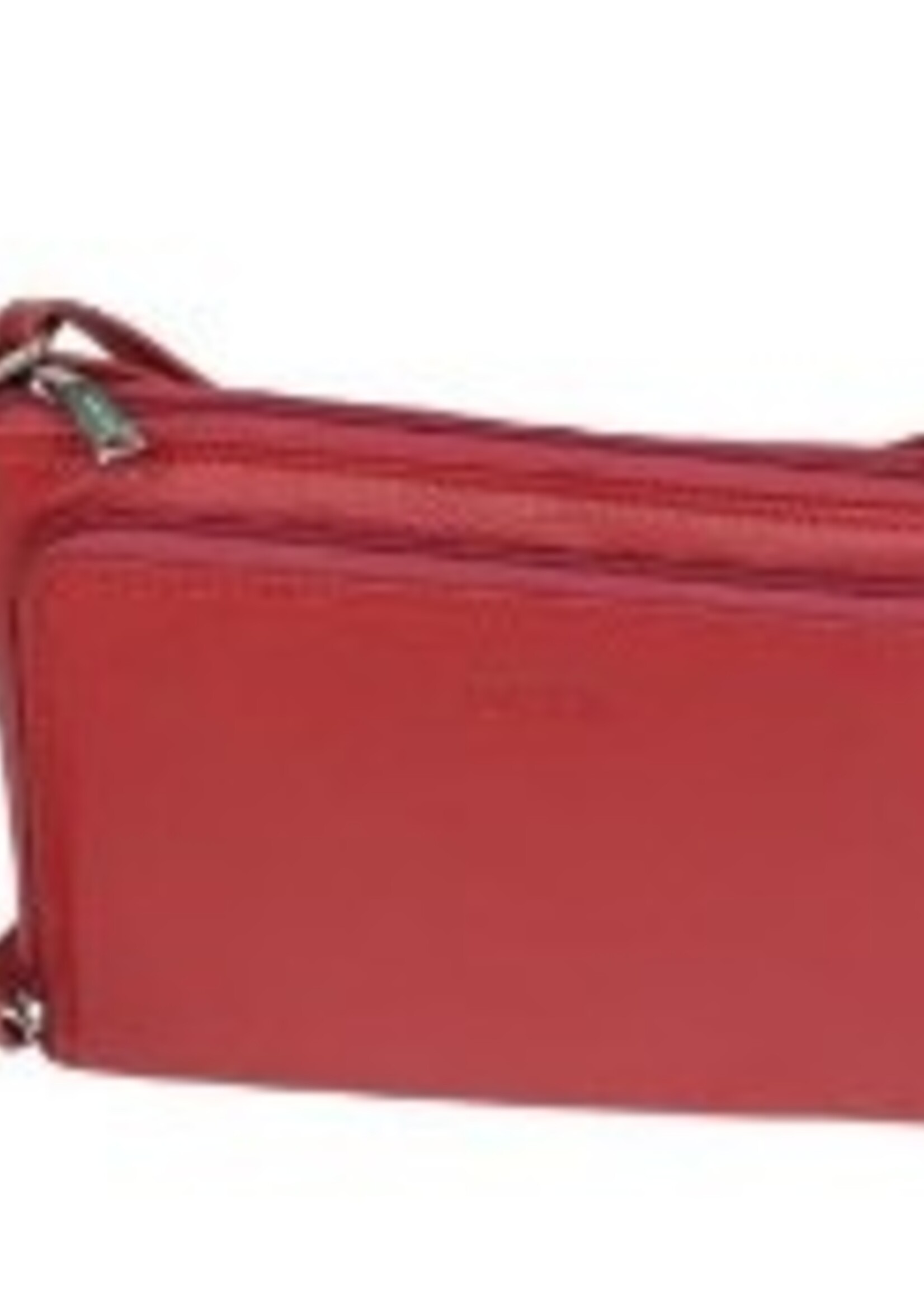 Nappa Kitto Leather Organizer Bag * Hermes Red