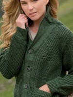 British & Irish Imports Slane SH4627 Irish Wool Sweater * Charcoal * Small