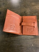 Nappa Skinny Sleeve Leather Wallet * Brandy