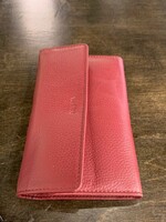 Nappa Denise Classic Leather Wallet * Rio Red