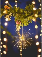 Lumina of London Hanging Starburst Light * Outdoor * Battery Operated * Copper