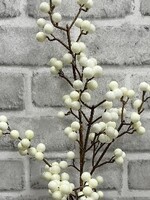 Tri W Imports Cream Berry Spray * 25" * Outdoor