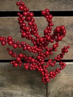 Tri W Imports Red Berry Spray * Outdoor * 13"