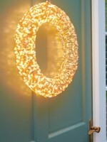 Lumina of London Galaxy Wreath * Indoor/Outdoor * 8" D * Copper