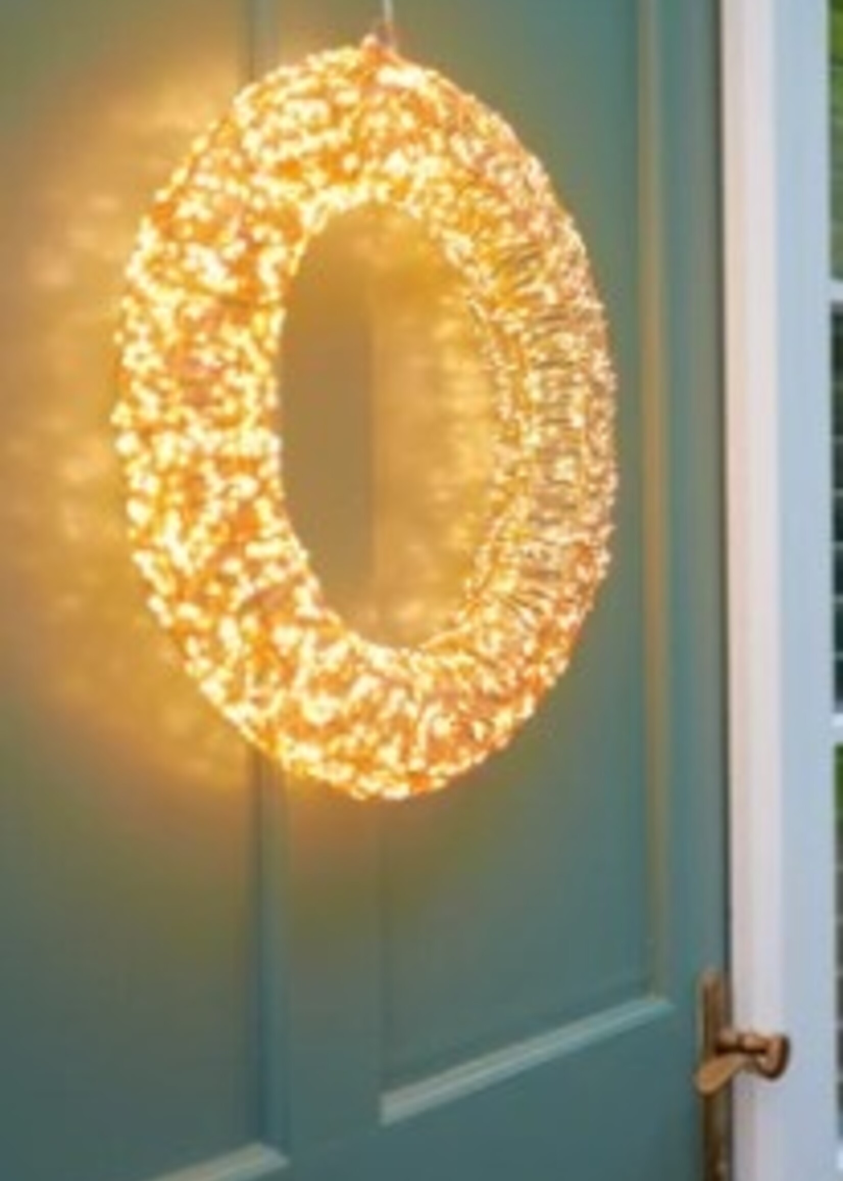 Lumina of London Galaxy Wreath * Indoor/Outdoor * 8" D * Copper