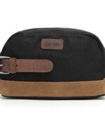 Da Van Waxed Canvas Toiletry Bag * X 383 * Black