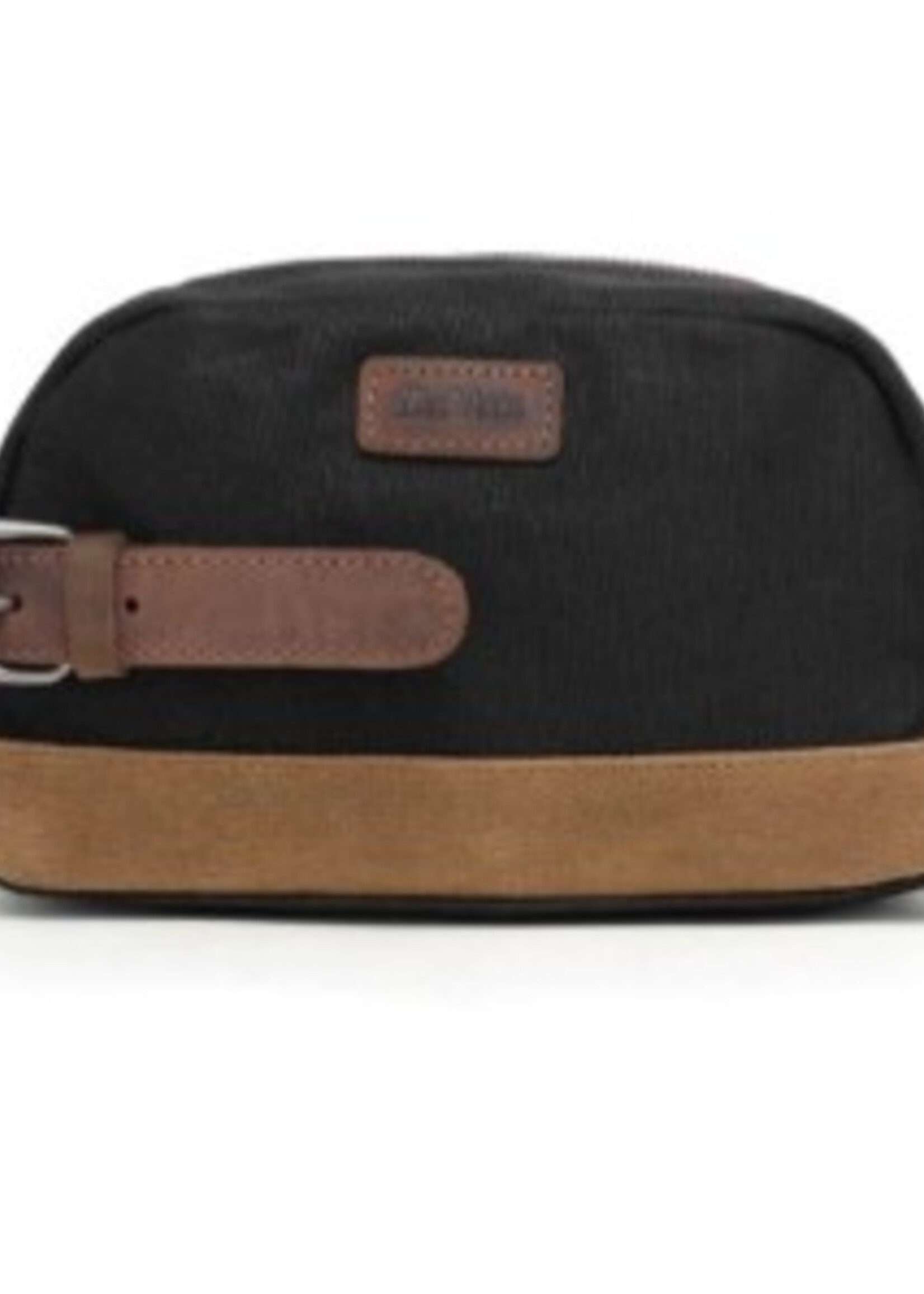 Da Van Waxed Canvas Toiletry Bag * X 383 * Black