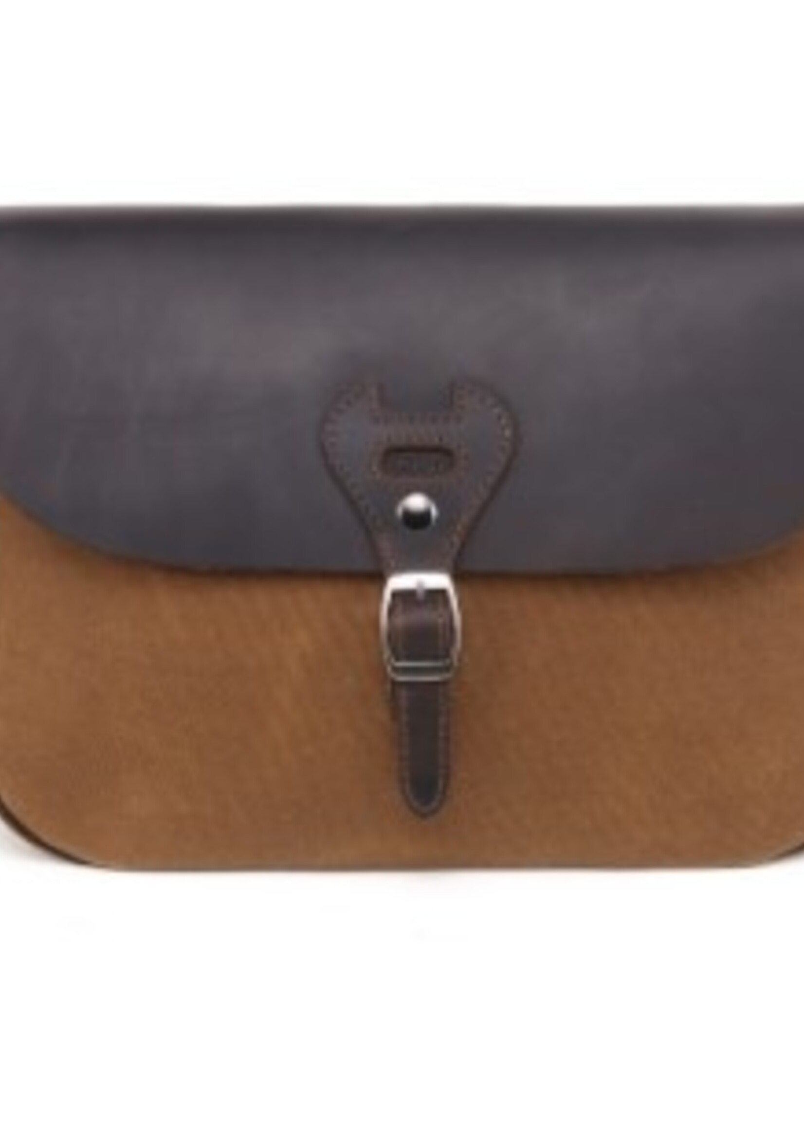 Da Van Waxed Canvas Shoulder Bag with Front Leather Flap * SB578W * Khaki