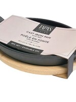 Harman Tapas Cast Iron Mini Oval Pan with Tray