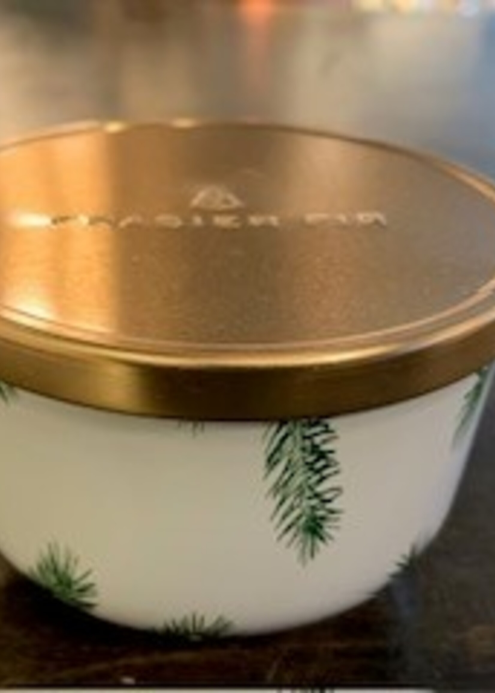 Thymes Fraser Fir Universal Poured Candle/Tin Gold LId