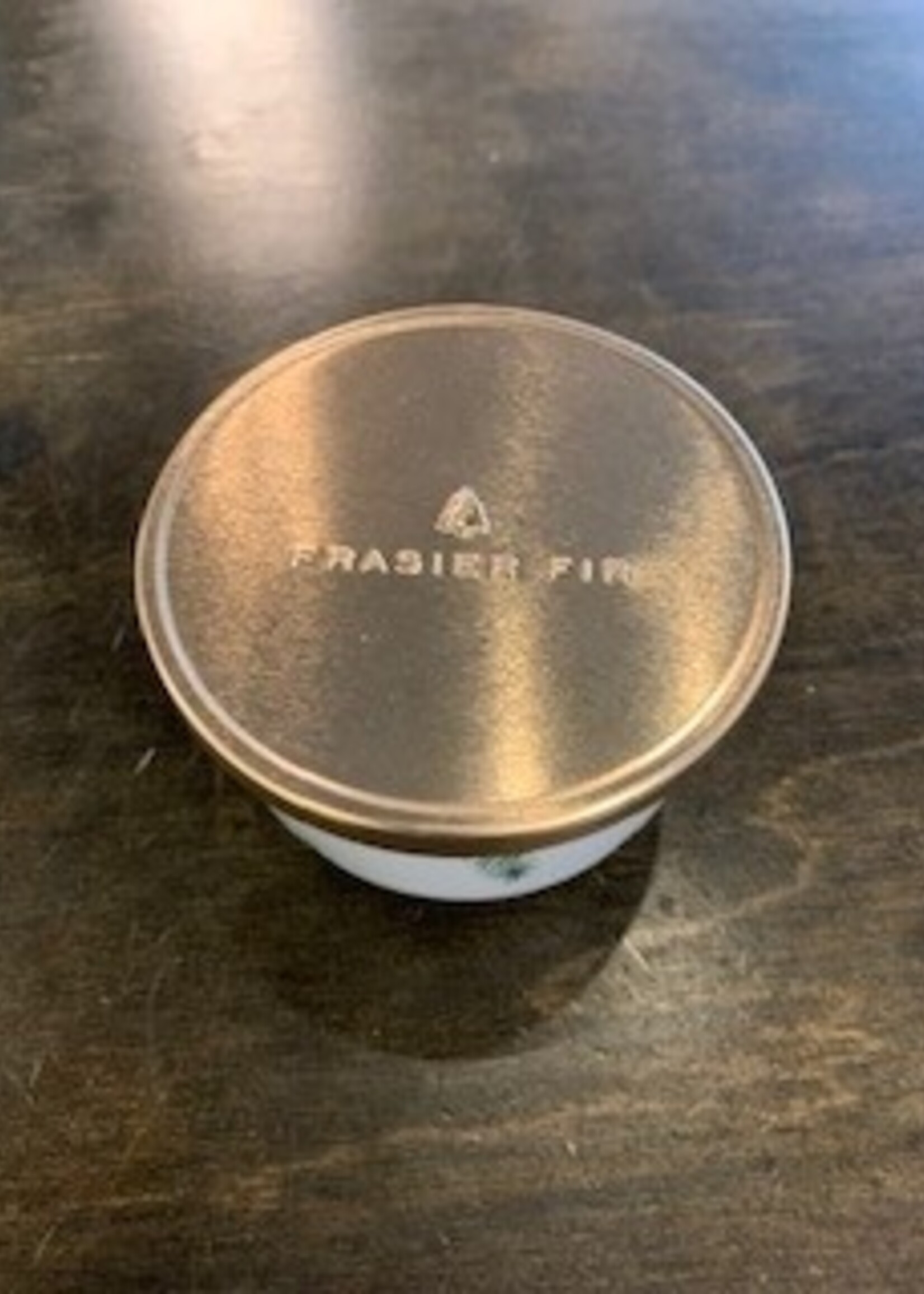Thymes Fraser Fir Universal Poured Candle/Tin Gold LId