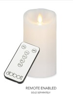Abbott Reallite Flameless Candles * 3" x 6.5" * Remote Enabled * Ivory