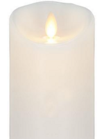 Abbott Reallite Flameless Candle * Remote Enabled * 3" x 5.5" * Ivory