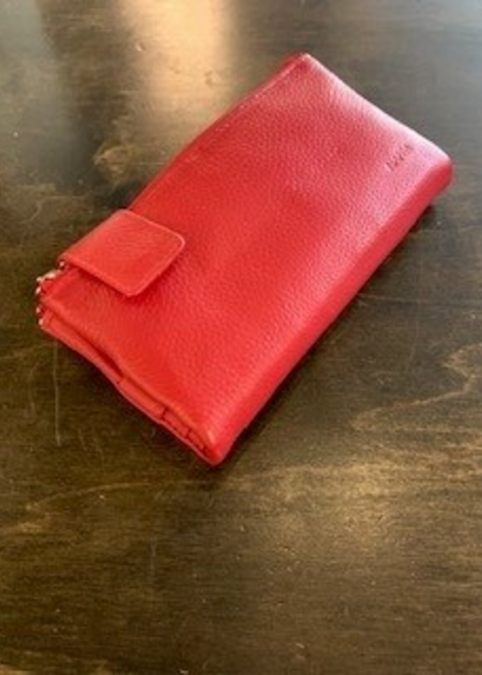 Nappa Evelyn Leather Wallet * Hermes Red