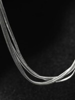 Hackney Nine/Dye Cast Avezzano Layered Chains * White Gold