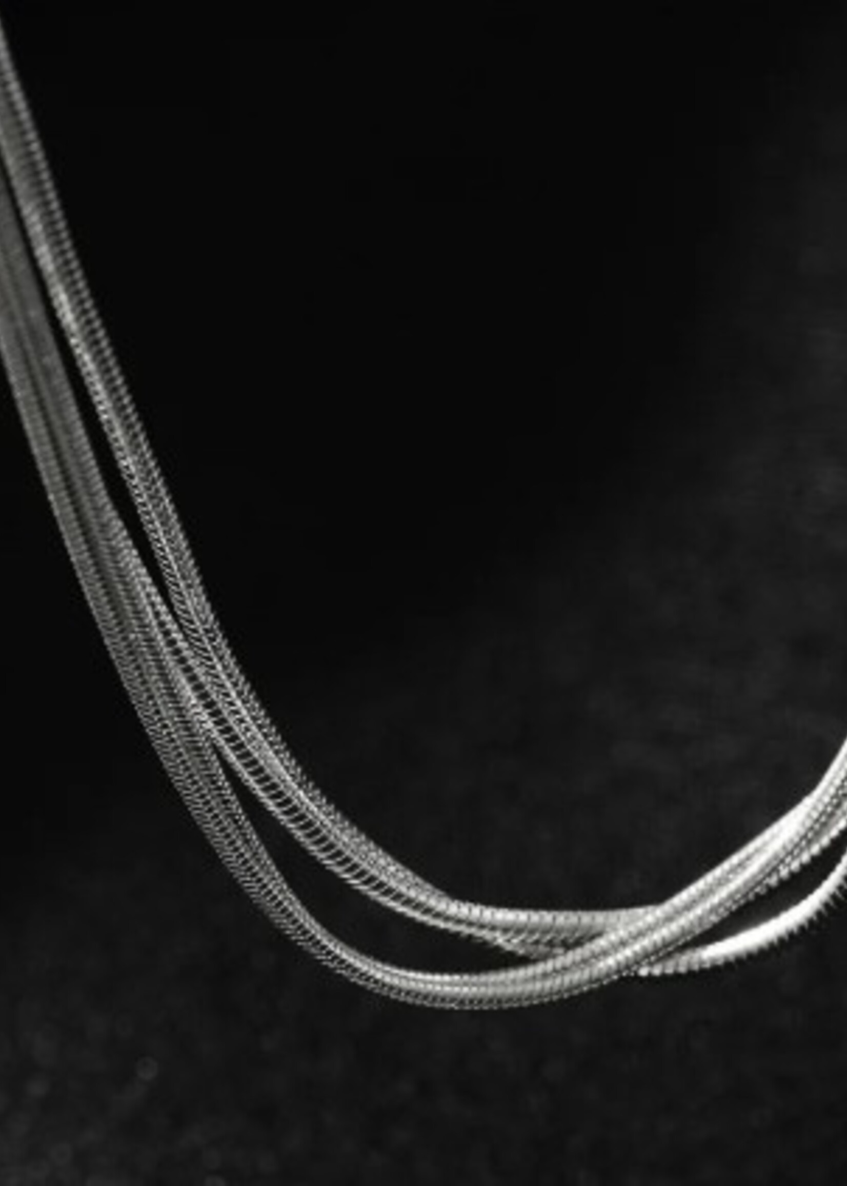 Hackney Nine/Dye Cast Avezzano Layered Chains * White Gold