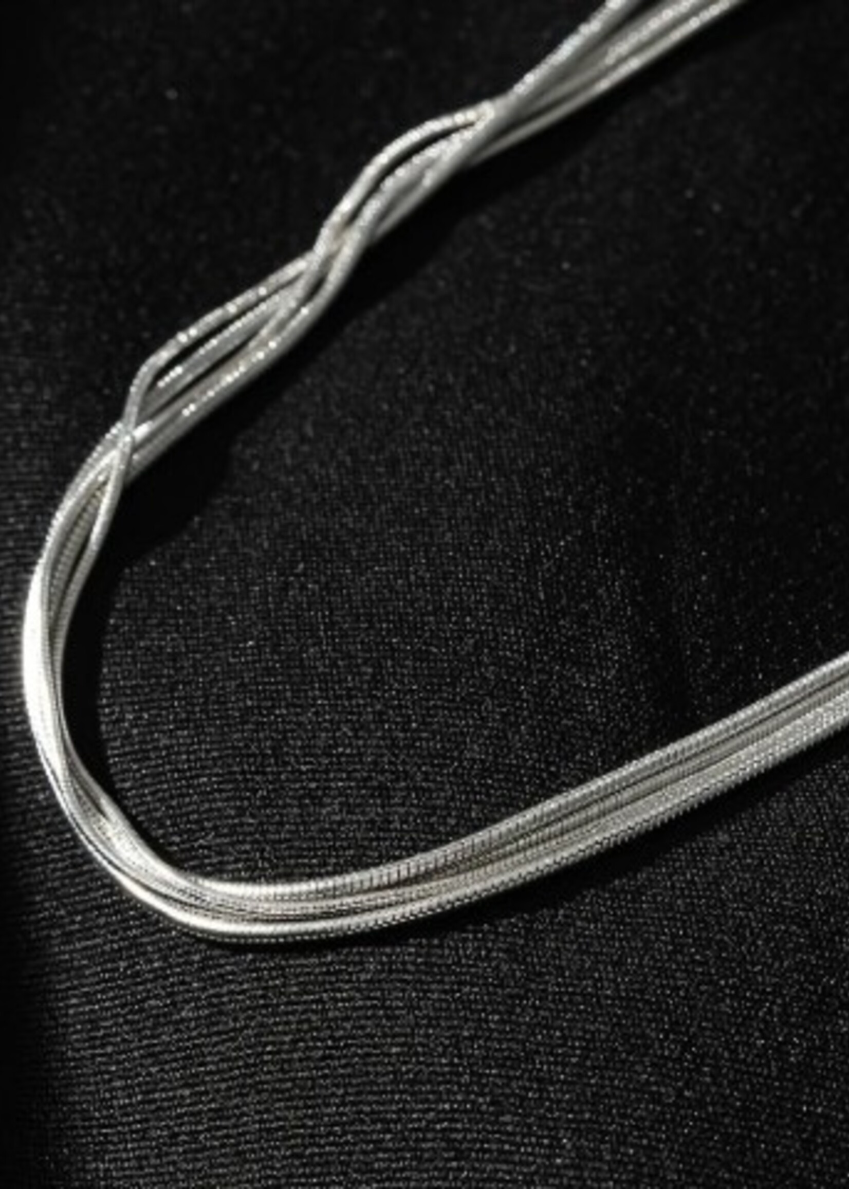 Hackney Nine/Dye Cast Avezzano Layered Chains * White Gold