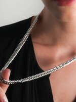 Hackney Nine/Dye Cast Abrafo 24" Chain * White Gold