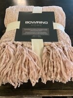 Bowring Darby Chenille Throw * 50" x 60" * Rosewood