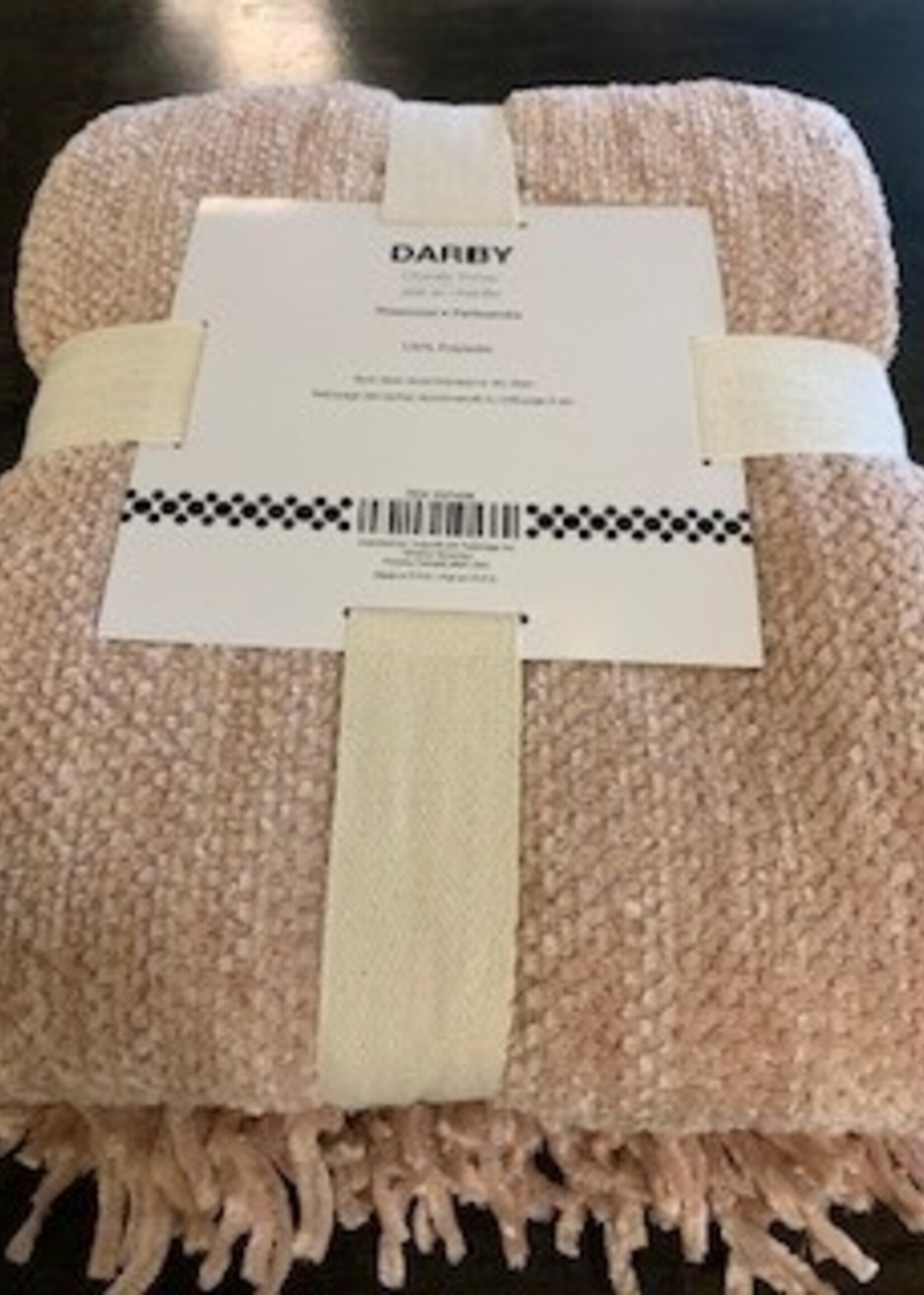 Bowring Darby Chenille Throw * 50" x 60" * Rosewood