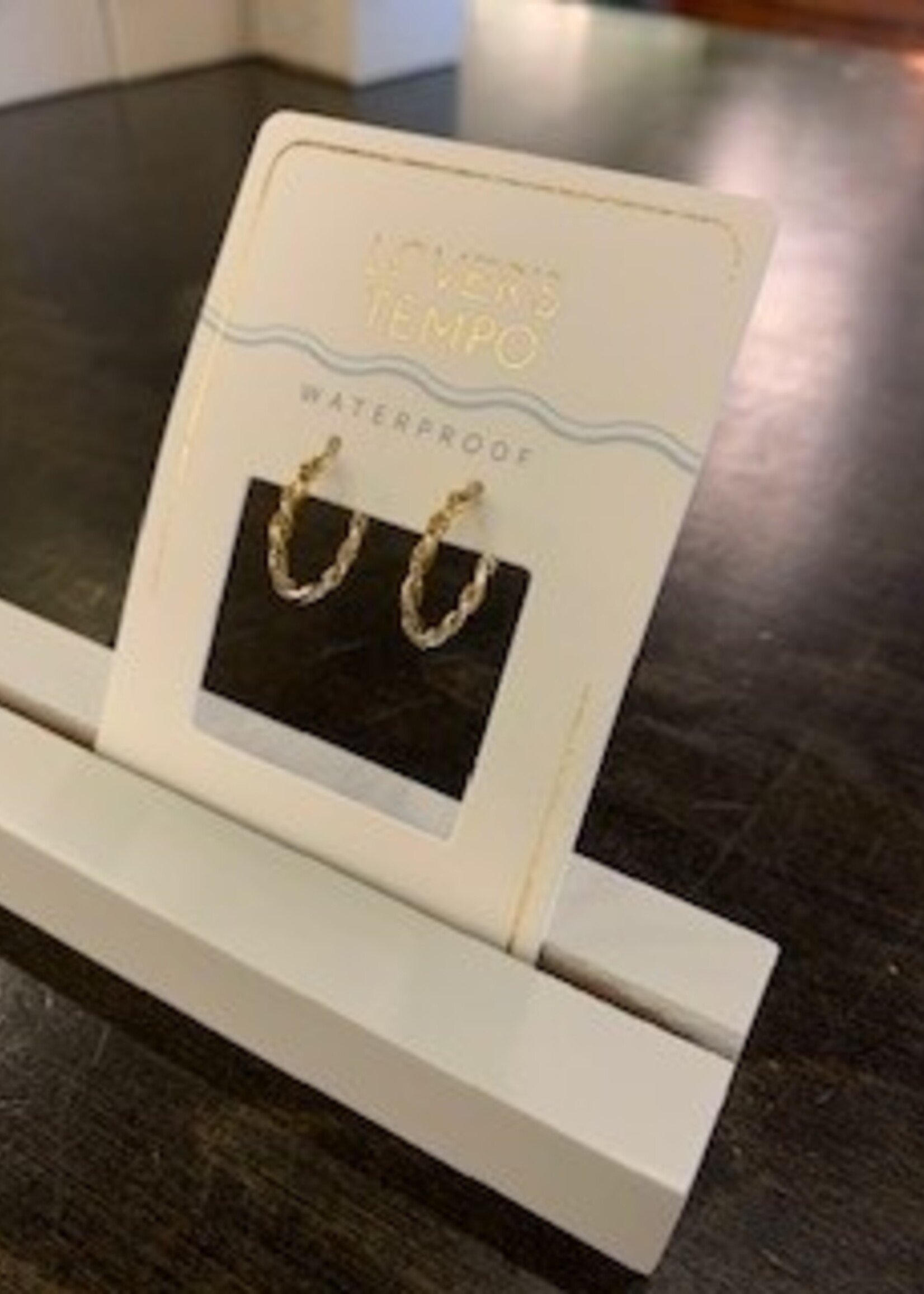 LOVERS TEMPO Josie Twist Ear Rings * Gold