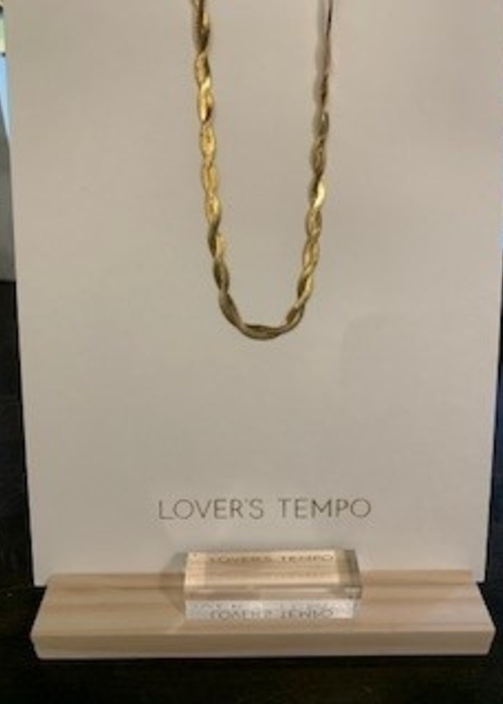 LOVERS TEMPO Josie Twist Necklace * Gold