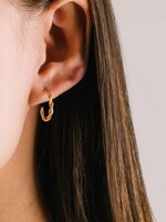 LOVERS TEMPO Josie Twist Ear Rings * Gold
