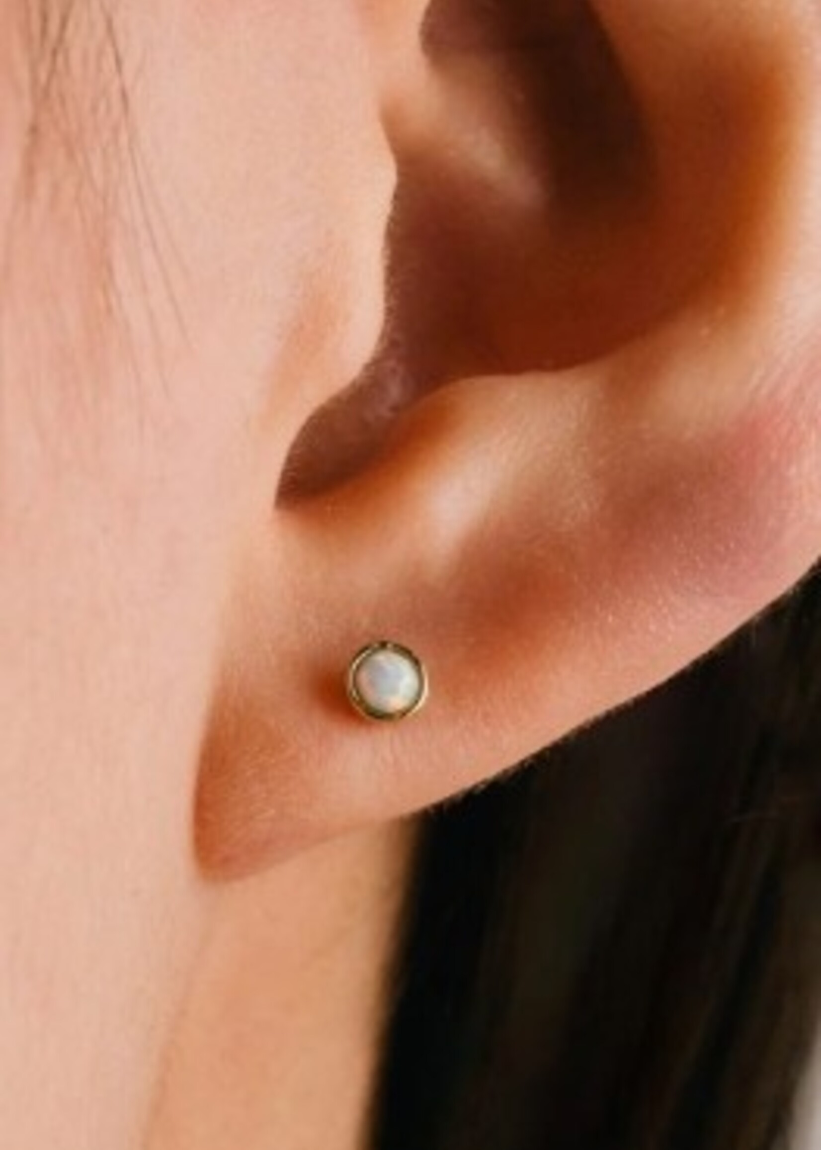 LOVERS TEMPO Opal Studs * Gold