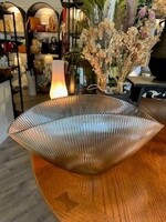 Bowring Radiance Oval Glass Bowl * 7" x 16" x 7"