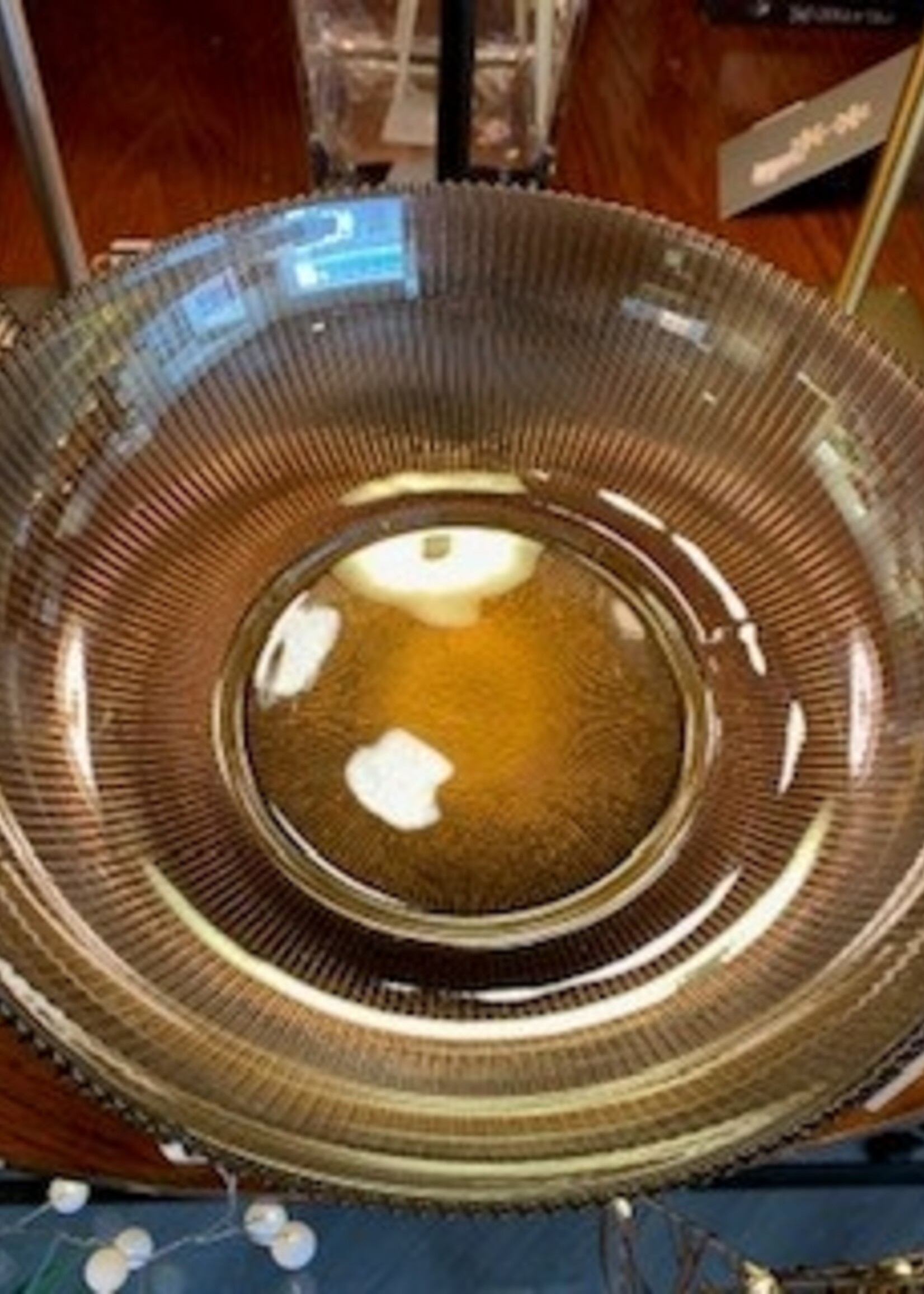 Bowring Avanti Footed Glass Bowl * 10"d * 5.5"h