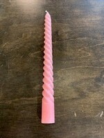 Abbott Twirl Decorative Tapers * 9.5" * S/2 * Pink