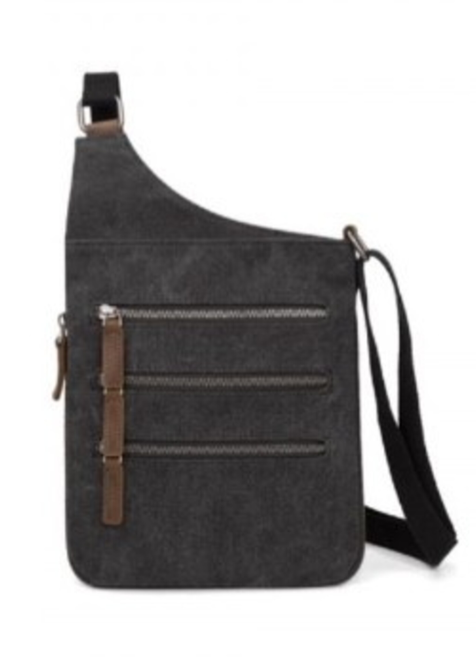 Da Van Canvas Crossbody Shoulder Bag * Davan SSB 550 * Black