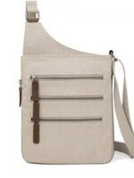 Da Van Canvas Crossbody Shoulder Bag * Davan SSB 550 * Cream