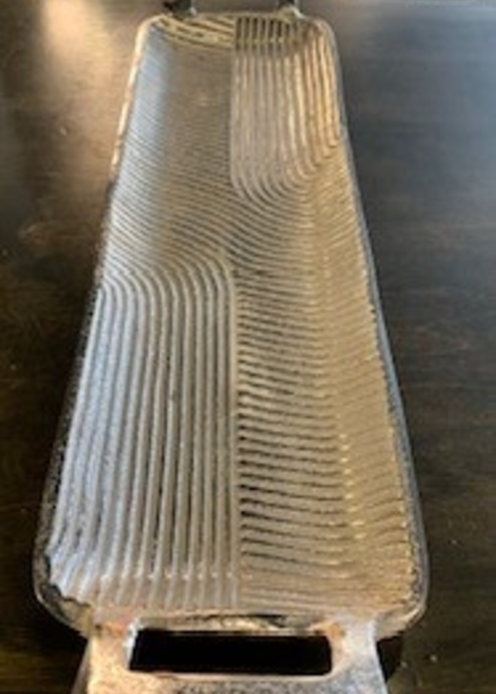 Bowring Kai Tray * Nickel Finish * 23" x 5"