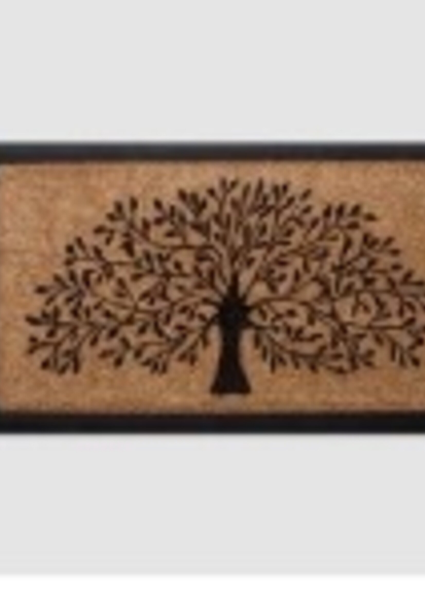 Abbott Tree of Life Coir Doormat with Border * 16" x 28"